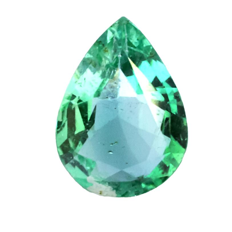 Zambian Emerald in Pear Cut